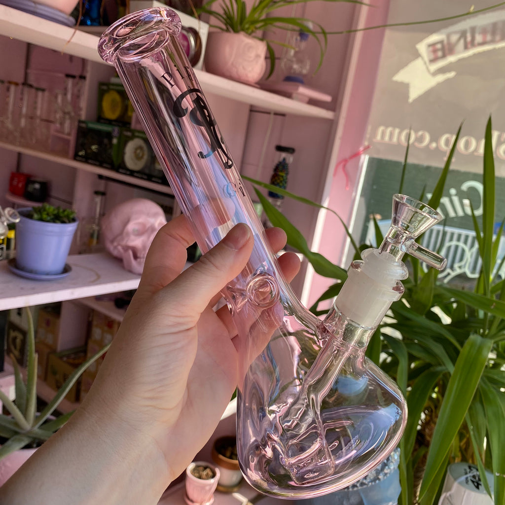 Pastel Rose Glass Pipe – Pirate Girl Smoke Boutique