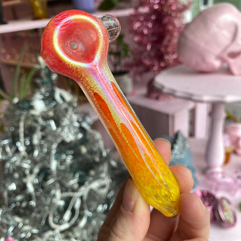 Twisted Image Dichro Glass Pipe