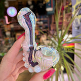 Color Swirl Dichro Glass Sherlock Pipe