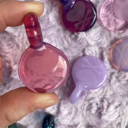 Pirate Girl Glass Pendant