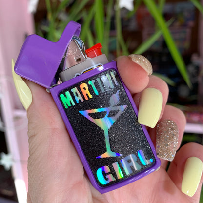 Glitter Mini Bic Lighter Case