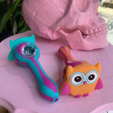 Silicone Owl Pipe
