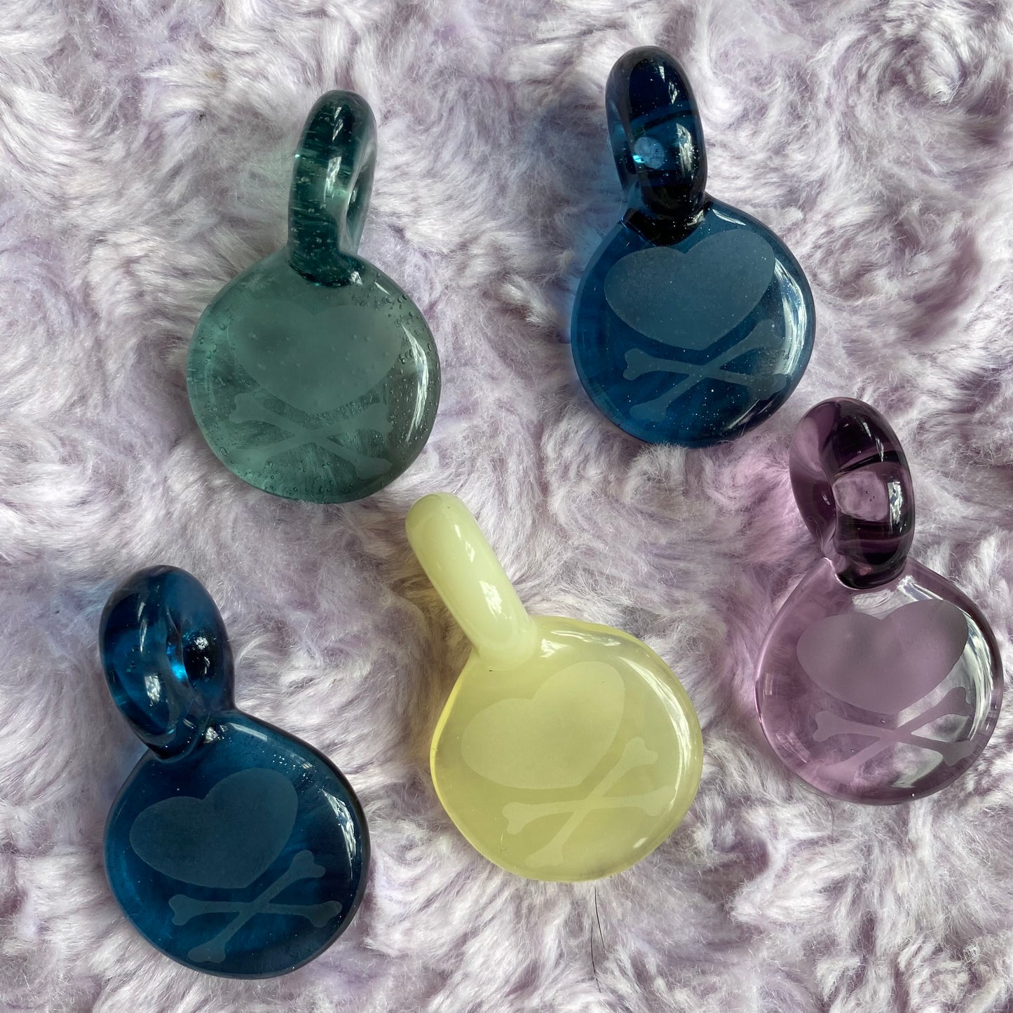 Pirate Girl Glass Pendant