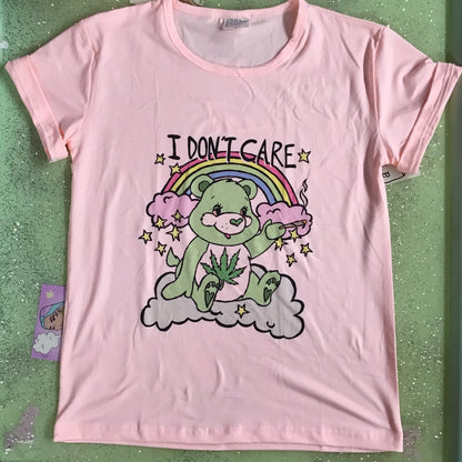 I Don't Care Bear Soft Lounge Tee