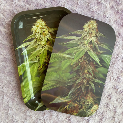 3D Flower Rolling Tray with Lid