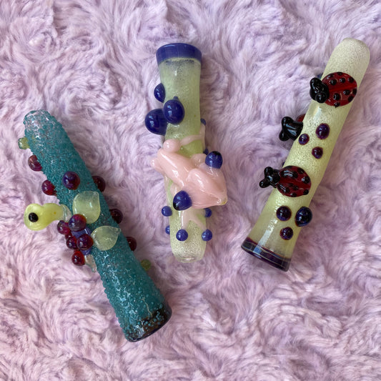Critter Glass One-Hitter with Frit