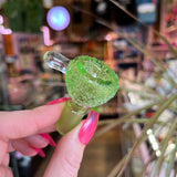 Clear Frit Glass Bowl Slide