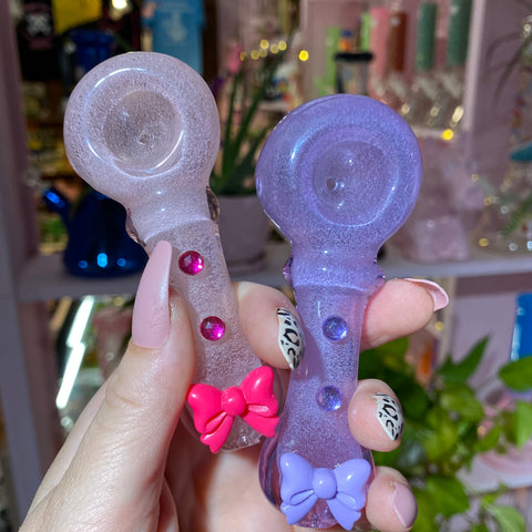 Glow Bow Glass Pipe
