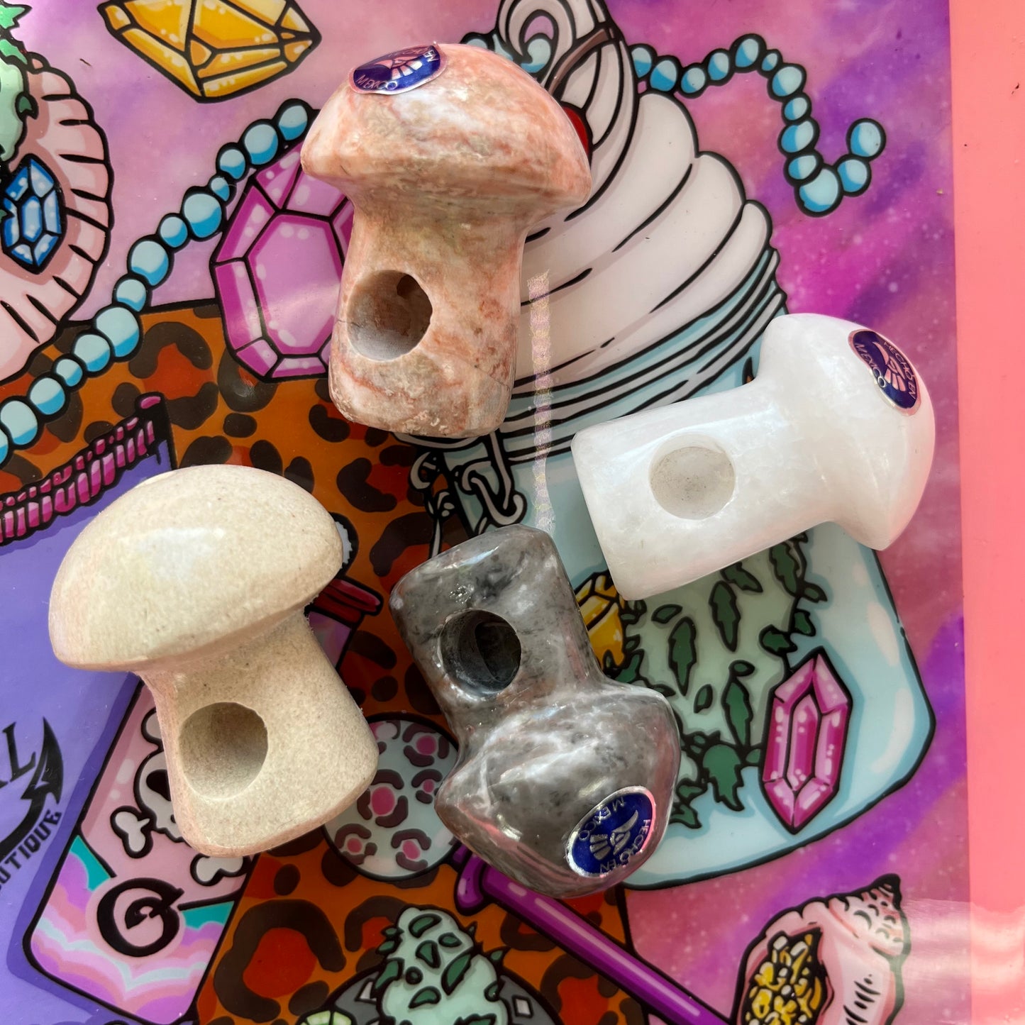 Onyx Mushroom Pipe