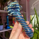 Large Dichro Swirl Glass Pipe