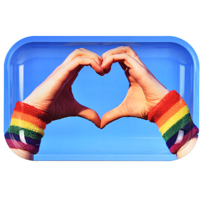Pride Heart Rolling Tray