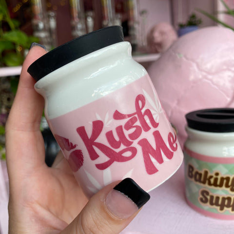 Kush Me Mini Ceramic Stash Jar