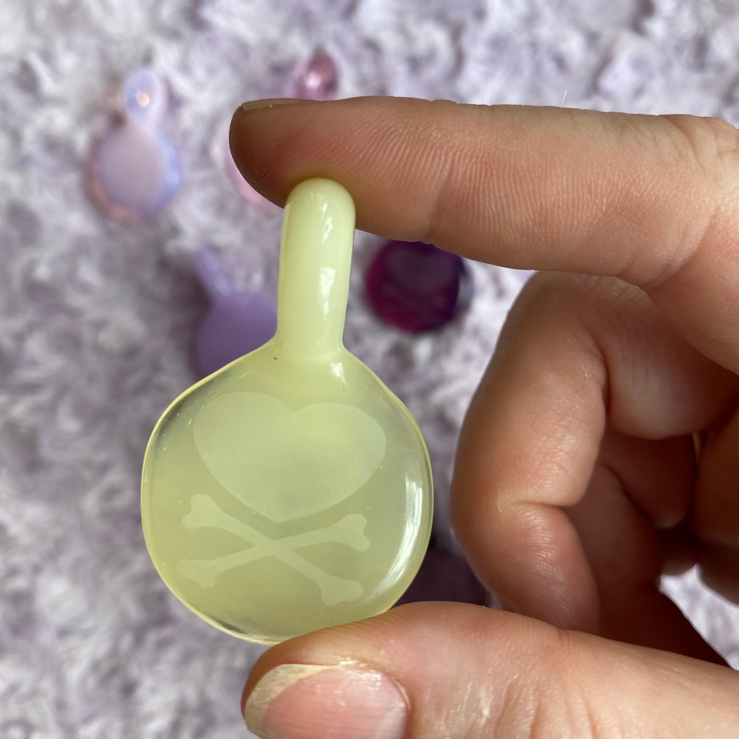 Pirate Girl Glass Pendant