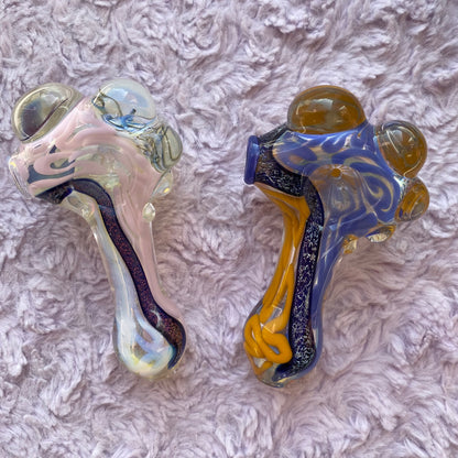 Color Swirl Dichro Glass Pipe