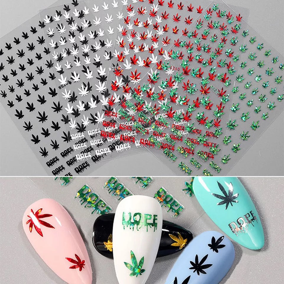 Leaf Nail Decals
