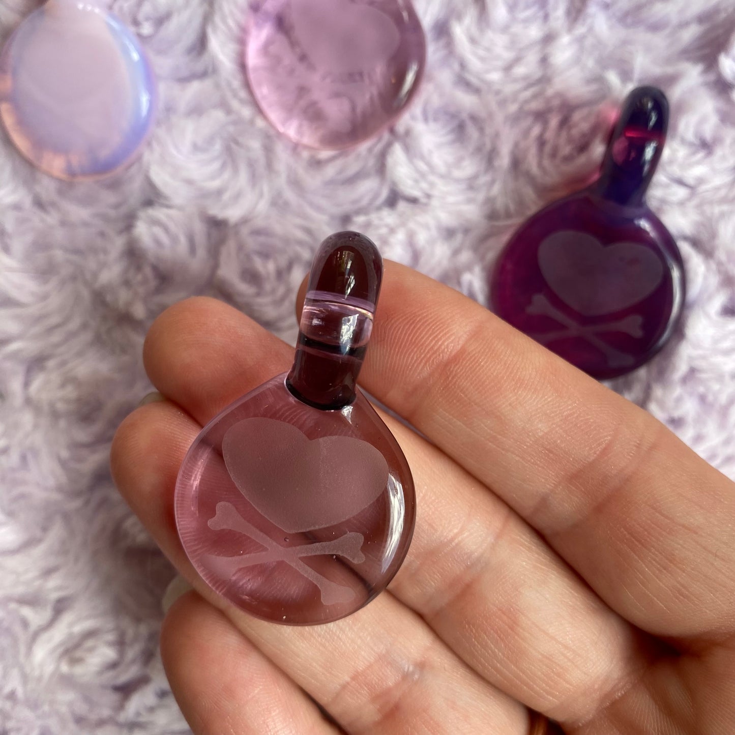 Pirate Girl Glass Pendant
