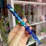 Cute Glass Honey Straw - Large