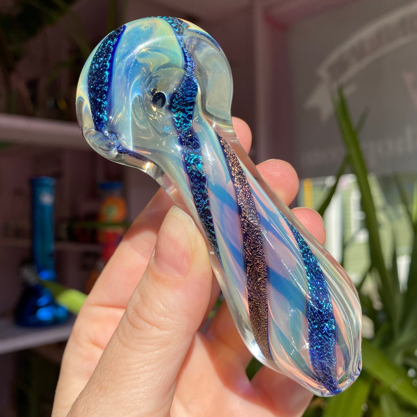 Dichro Swirl Glass Pipe