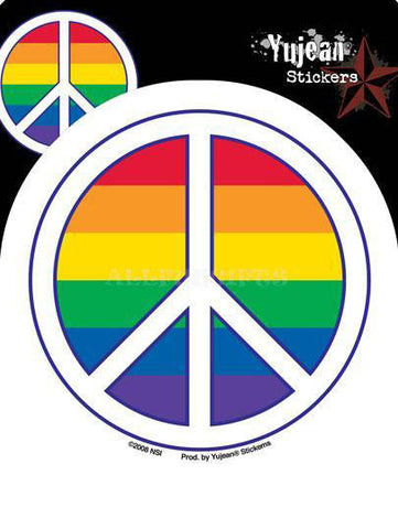 Peace Sign Pride Sticker