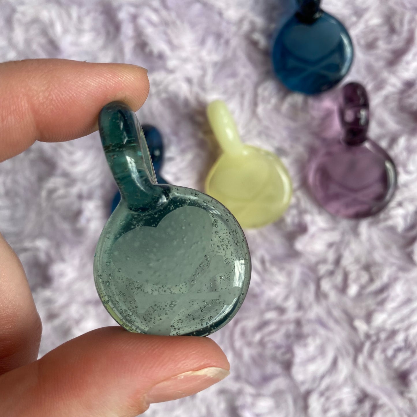 Pirate Girl Glass Pendant