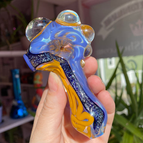 Color Swirl Dichro Glass Pipe