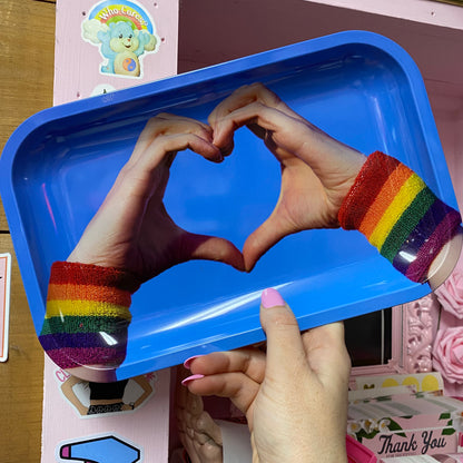 Pride Heart Rolling Tray