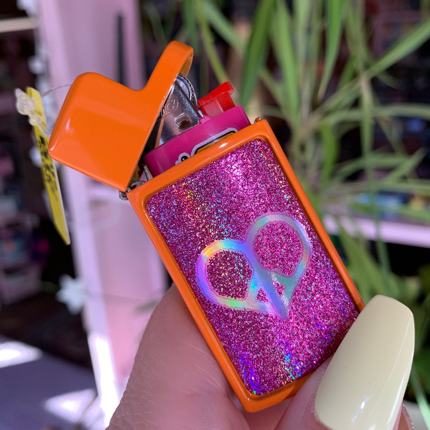 Glitter Mini Bic Lighter Case