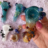 Critter Glass Pipe with Frit