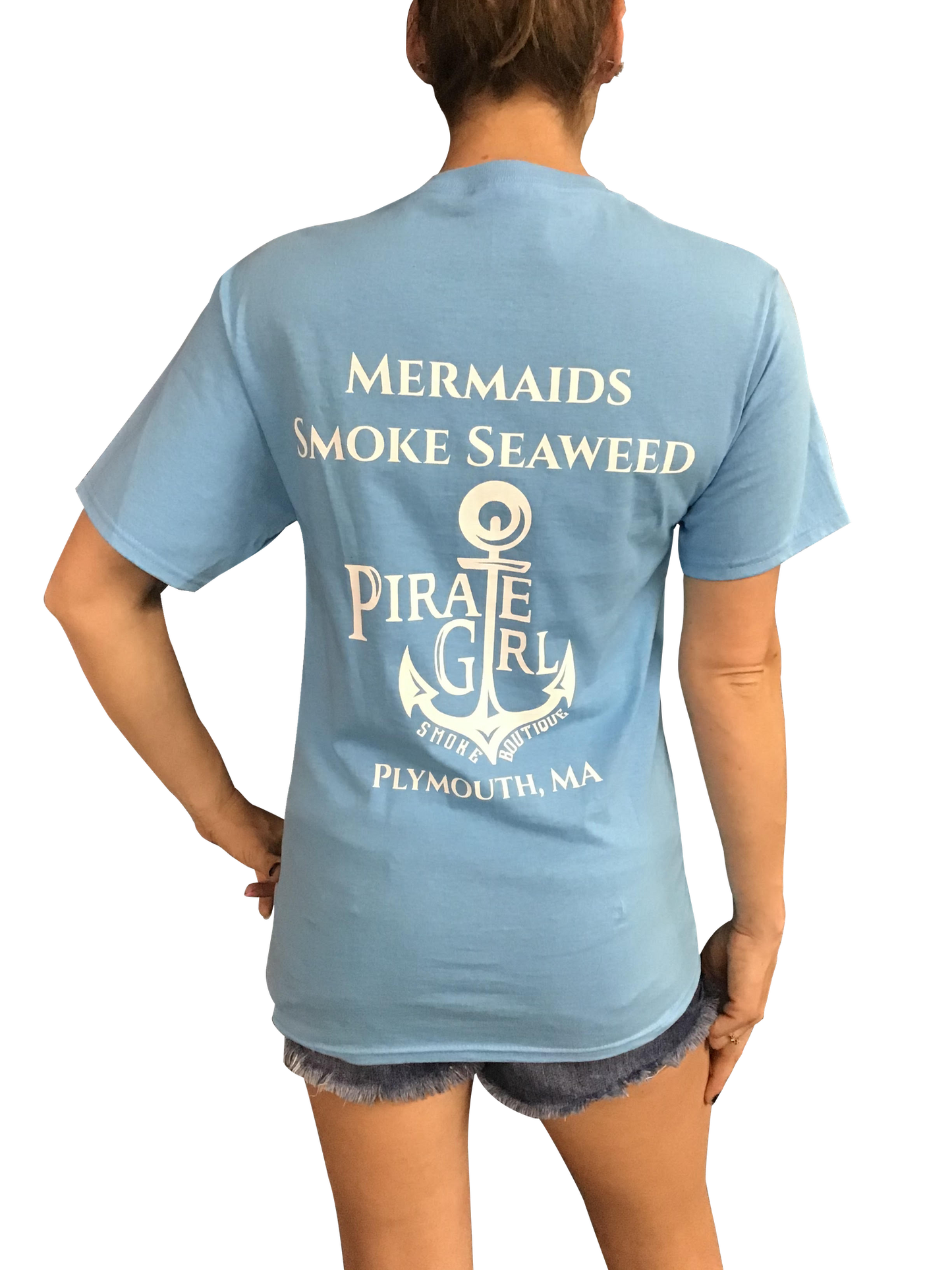 Pirate Girl Mermaids Smoke Seaweed T-shirt