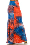 Patriotic Tie Dye Maxi Skirt