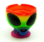 Rainbow Alien Head Ashtray