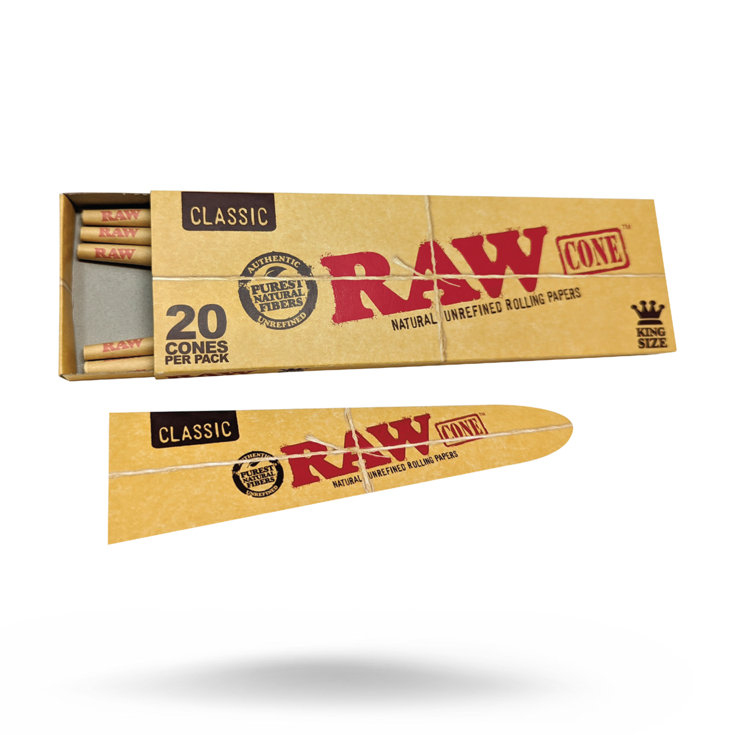 Raw Pre-Rolled Cones - 20pk