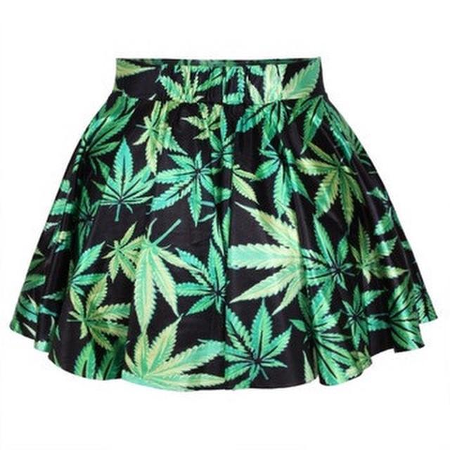 Leafy Skater Skirt