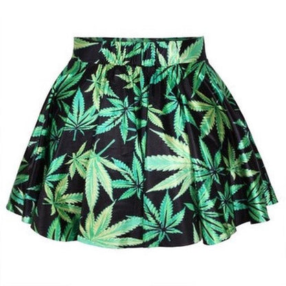 Leafy Skater Skirt