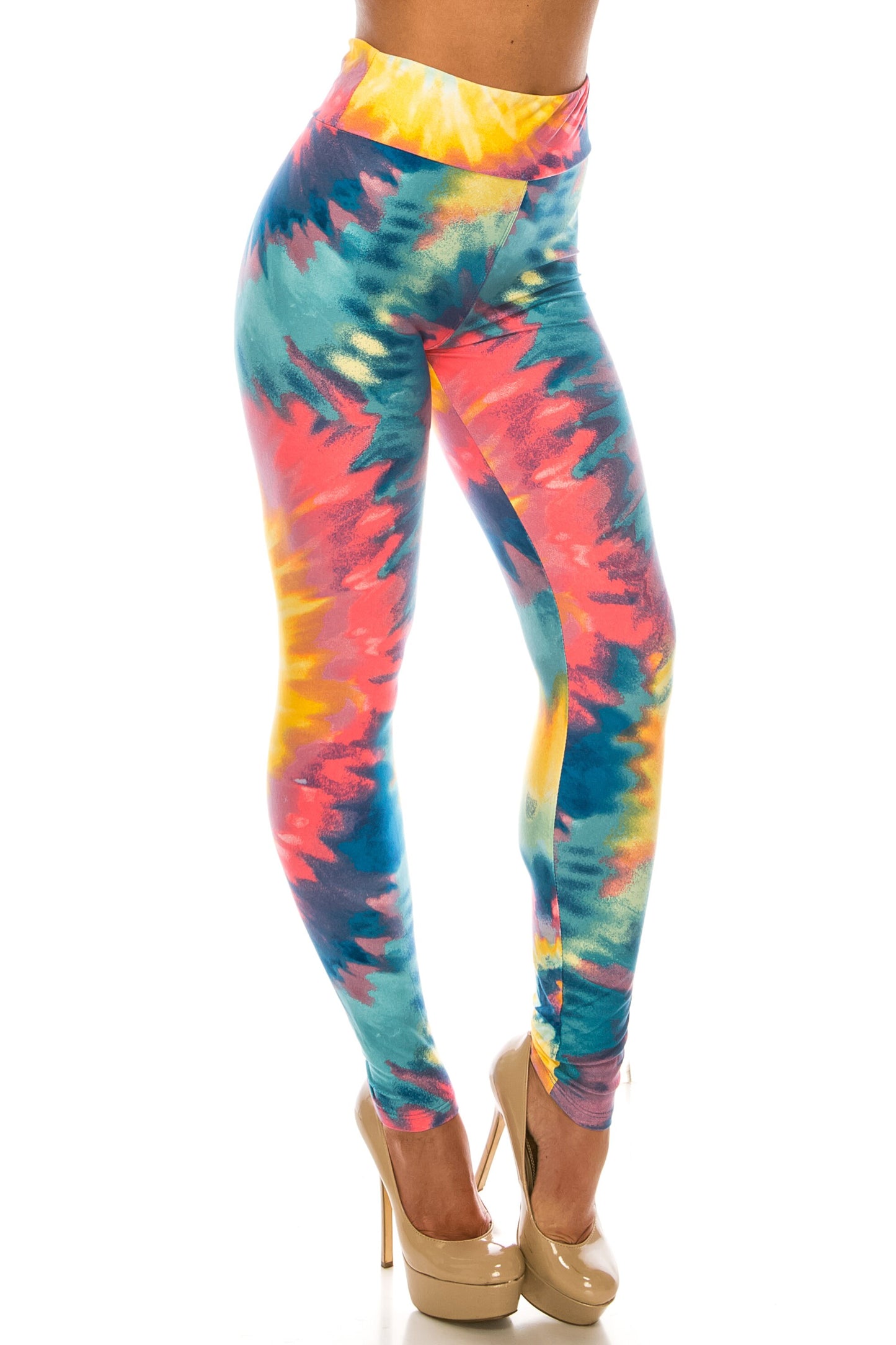 Pastel Tie Dye Leggings